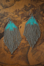 Grey Thunderbird Earrings